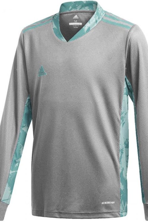 Goalkeeper Shirt Adidas Jr AdiPro 20 Goalkeeper Jersey Youth Longsleeve Gray-blue FI4197