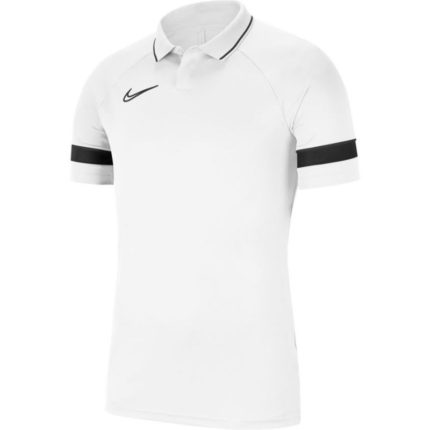 Nike Polo Dry Academy 21 M CW6104 100 marškinėliai