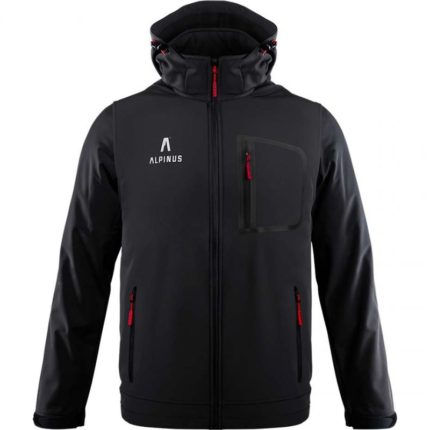 Softshell kabát Alpinus Stenshuvud fekete BR43371