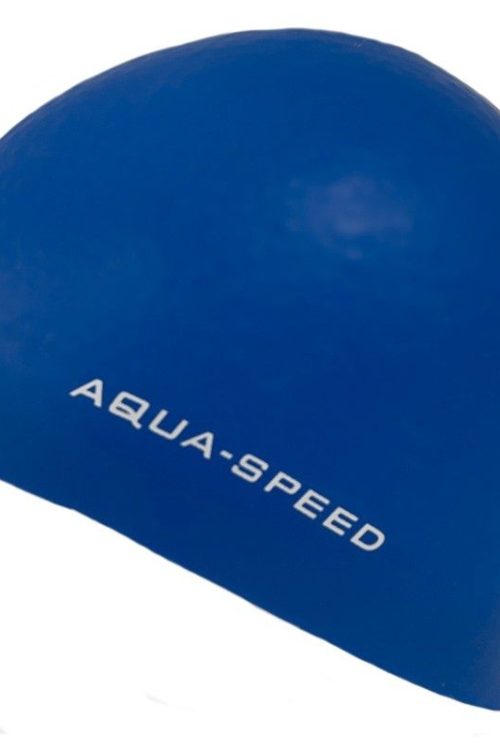 Swimming cap Aqua-Speed silicone 3D Cap 01 blue