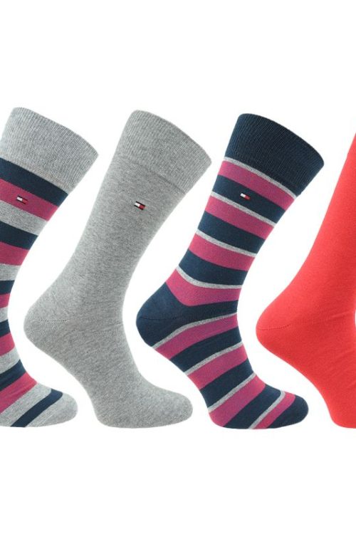 Tommy Hilfiger Orginal Stripe Box 4-Pack Socks M 482002001-085 socks