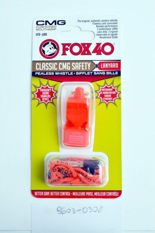 Whistle Fox 40 CMG Classic Safety + string 9603-0308 orange