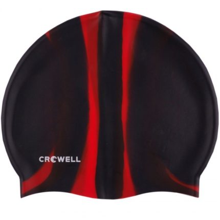 Καπέλο κολύμβησης σιλικόνης Crowell Multi-Flame-01