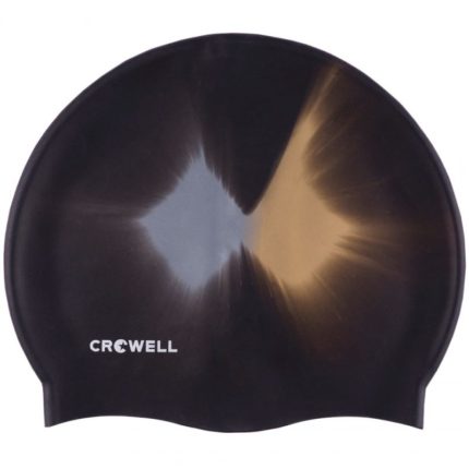 Crowell Multi-Flame-08 silicone swimming cap