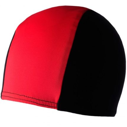 Crowell swimming cap lycra-sr-black-red