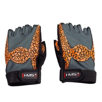 Gloves for the gym Oragne / Gray W HMS RST03 rM