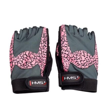 Gloves for the gym Pink / Gray W HMS RST03 rS