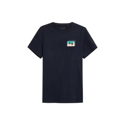 T-shirt 4F M H4L22-TSM043 bleu marine foncé