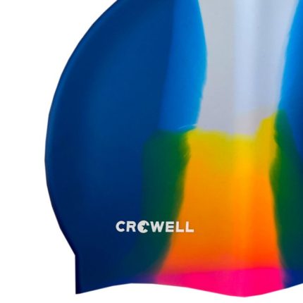 Crowell Multi Flame silikona peldcepure col.14