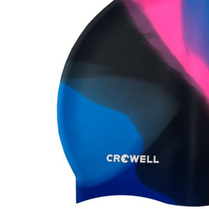 Silikonová plavecká čepice Crowell Multi Flame col.17