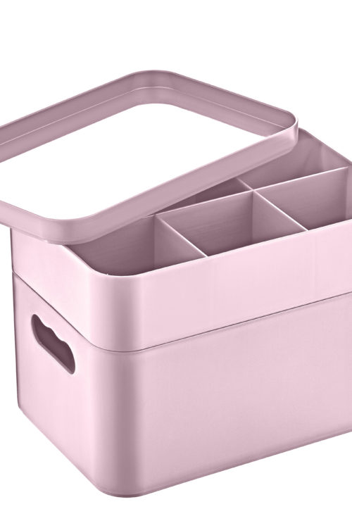 2 Layer Multipurpose Organizer Box Purple