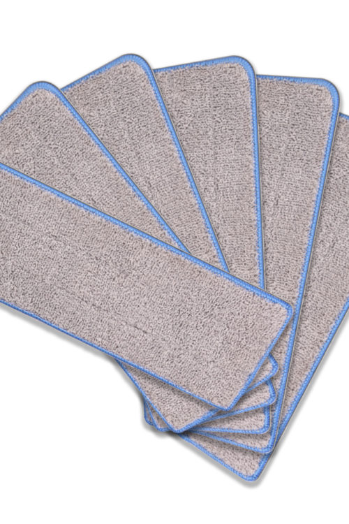 Set of 6 Washable Microfiber Mop Replacement Pads