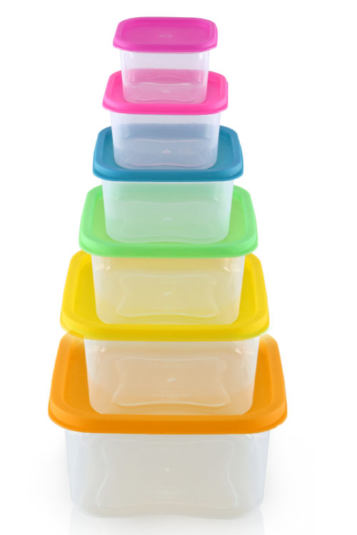 6-in-1 Square Food Storage Container Set