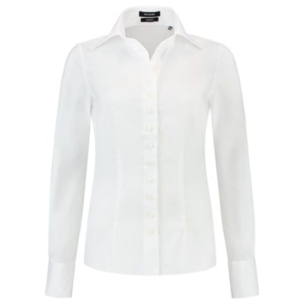 Malfini getailleerde blouse W MLI-T22T0 wit
