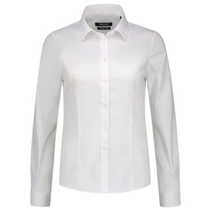 Blusa elástica entallada Malfini W MLI-T24T0 blanco
