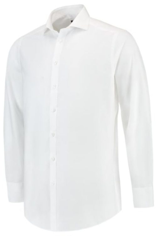 Malfini Fitted Stretch Shirt M MLI-T23T0 white