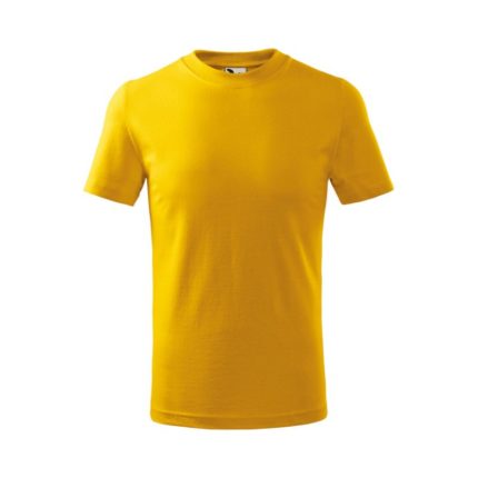 T-shirt Malfini Basic Jr MLI-13804 geel