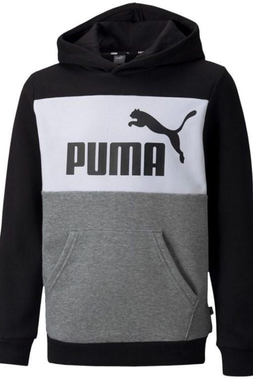Sweatshirt Puma Ess Block Hoodie FL B Jr 849081 01