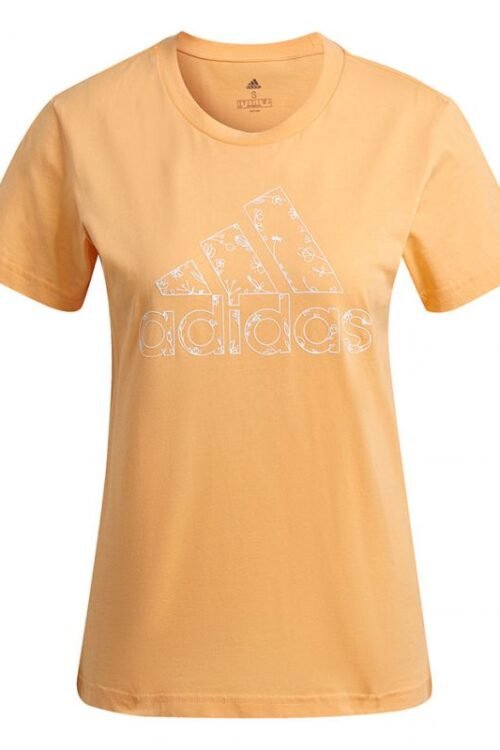 Adidas Outlined Floral Graphic T-Shirt W GL1030