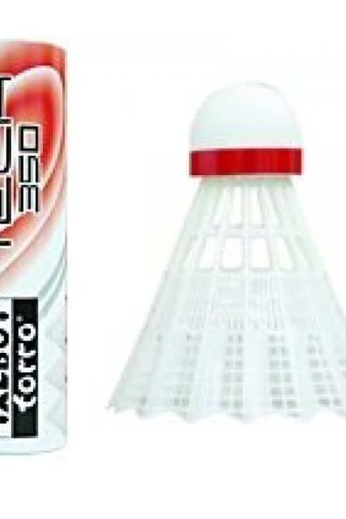 Badminton shuttlecocks TALBOT Torro Tech 350 Medium 6pcs white