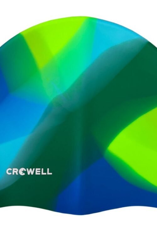 Crowell Multi Flame silicone swimming cap col. 20