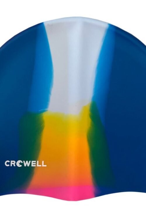 Crowell Multi Flame silicone swimming cap col.14