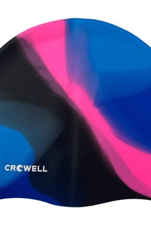 Crowell Multi Flame silicone swimming cap col.17