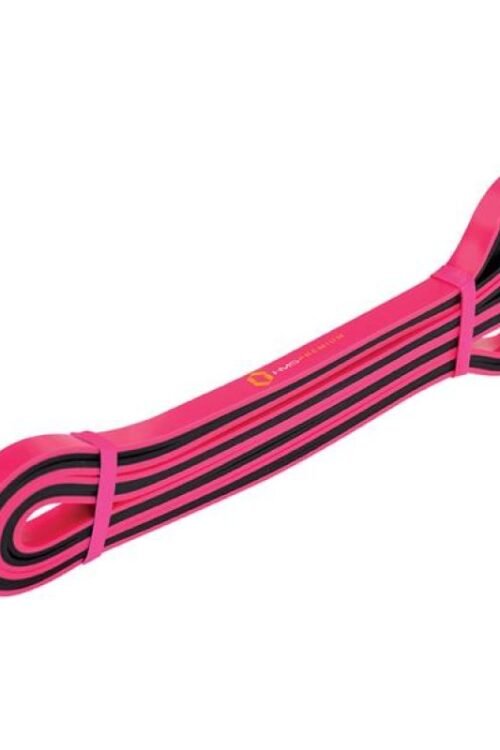 Exercise rubber HMS PINK-BLACK GU06 13x5x2250 mm