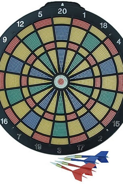 Plastic dart board 35 cm + 6 darts EB000837 / BT26904