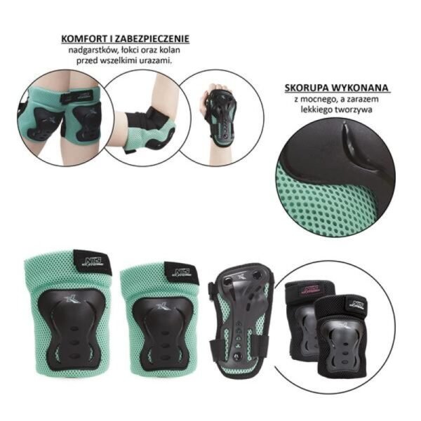 Protectors set Nils Extreme black and mint H706 rM