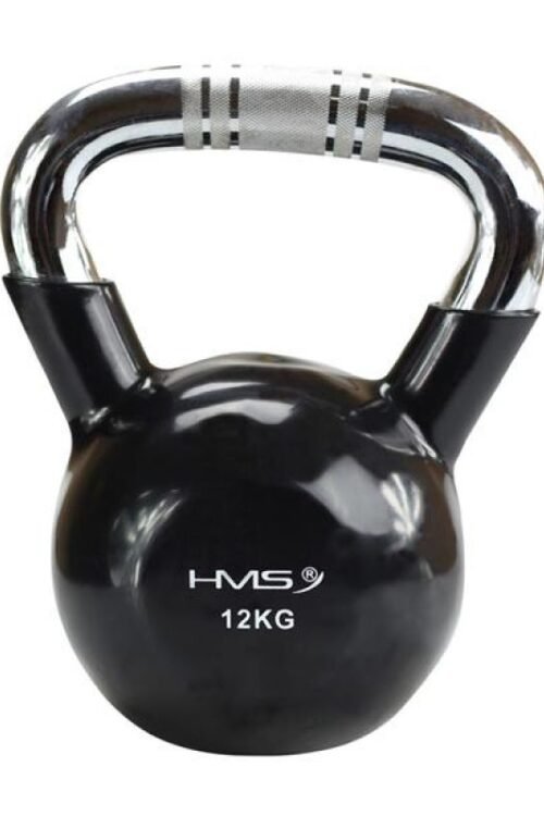 Kettlebell HMS KTC12 BLACK cast iron knurled handle