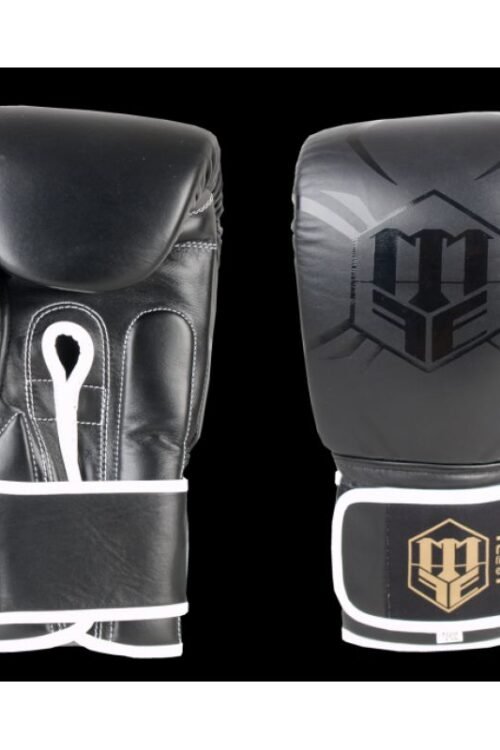 Leather boxing gloves MASTERS RBT-BLACK/BLACK 018054-1001